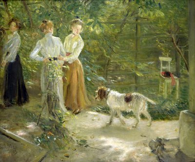 View of the artist